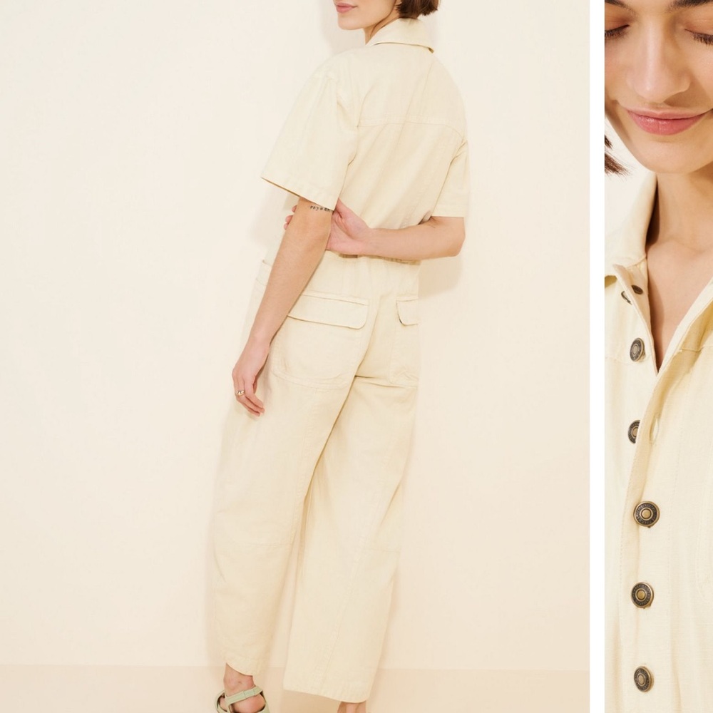 Free People Maxie Washed Coveralls - Picture 4 of 4